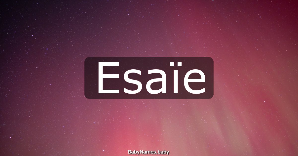 Esaïe
