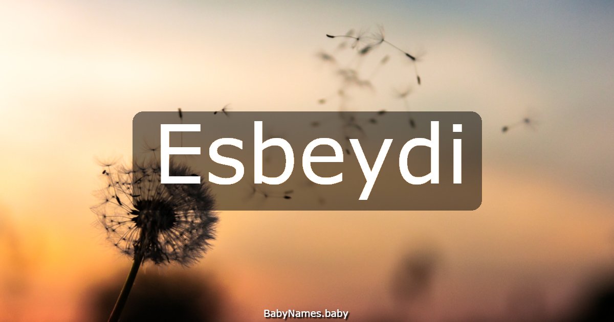 Esbeydi