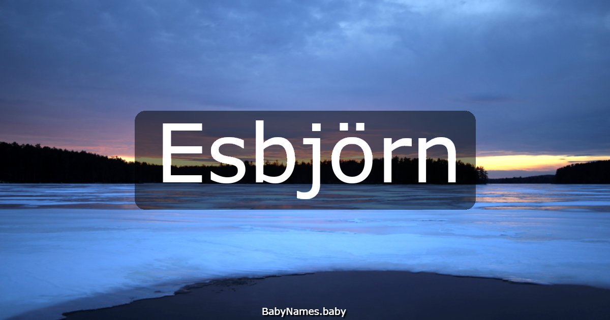 Esbjörn