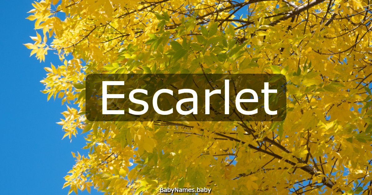 Escarlet