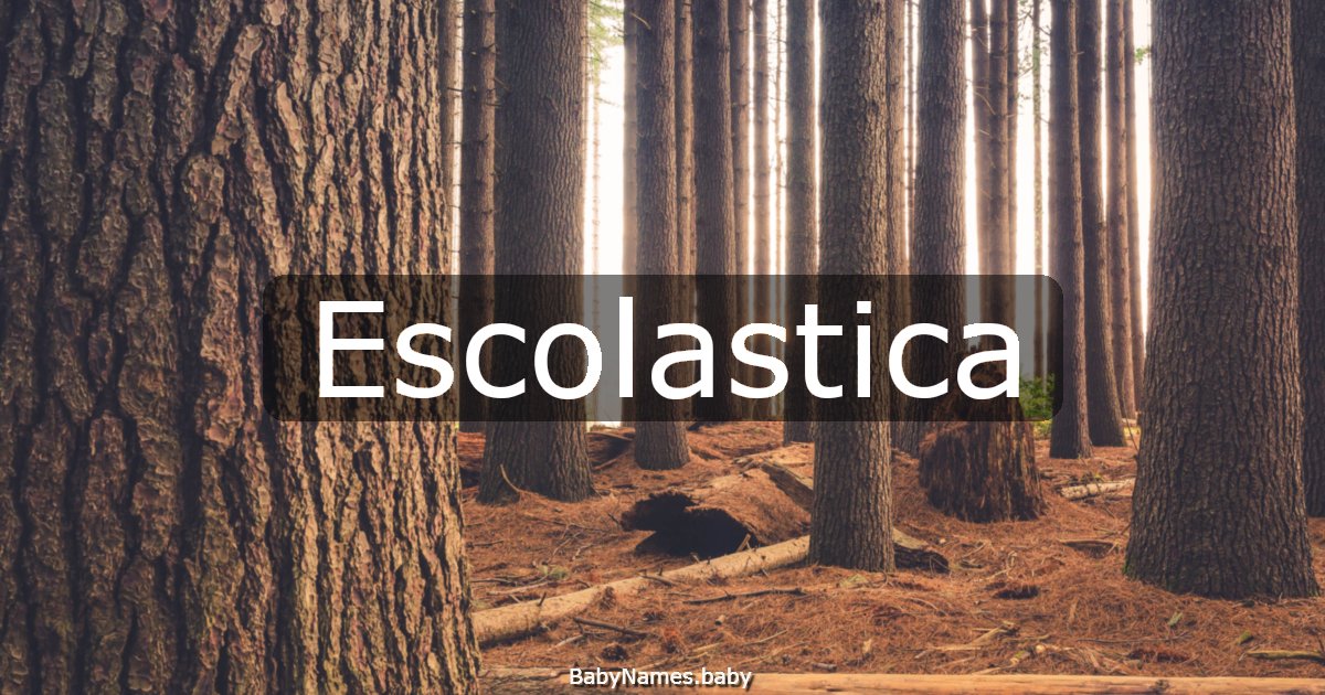 Escolastica