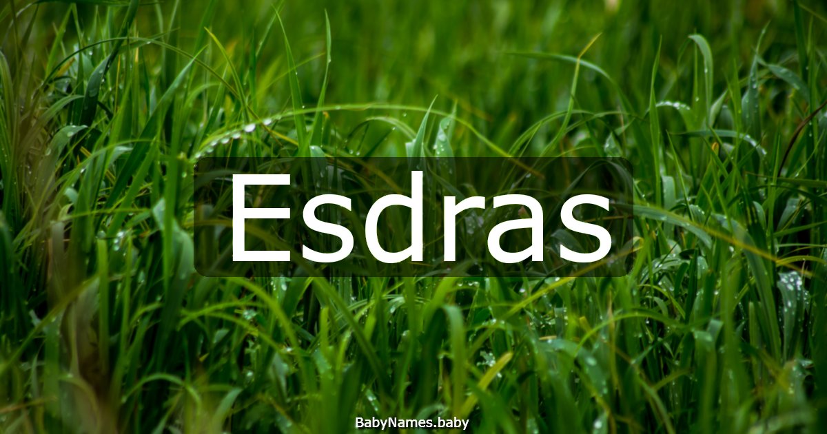 Esdras