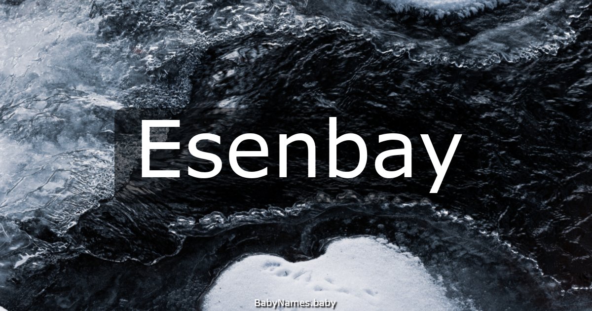 Esenbay