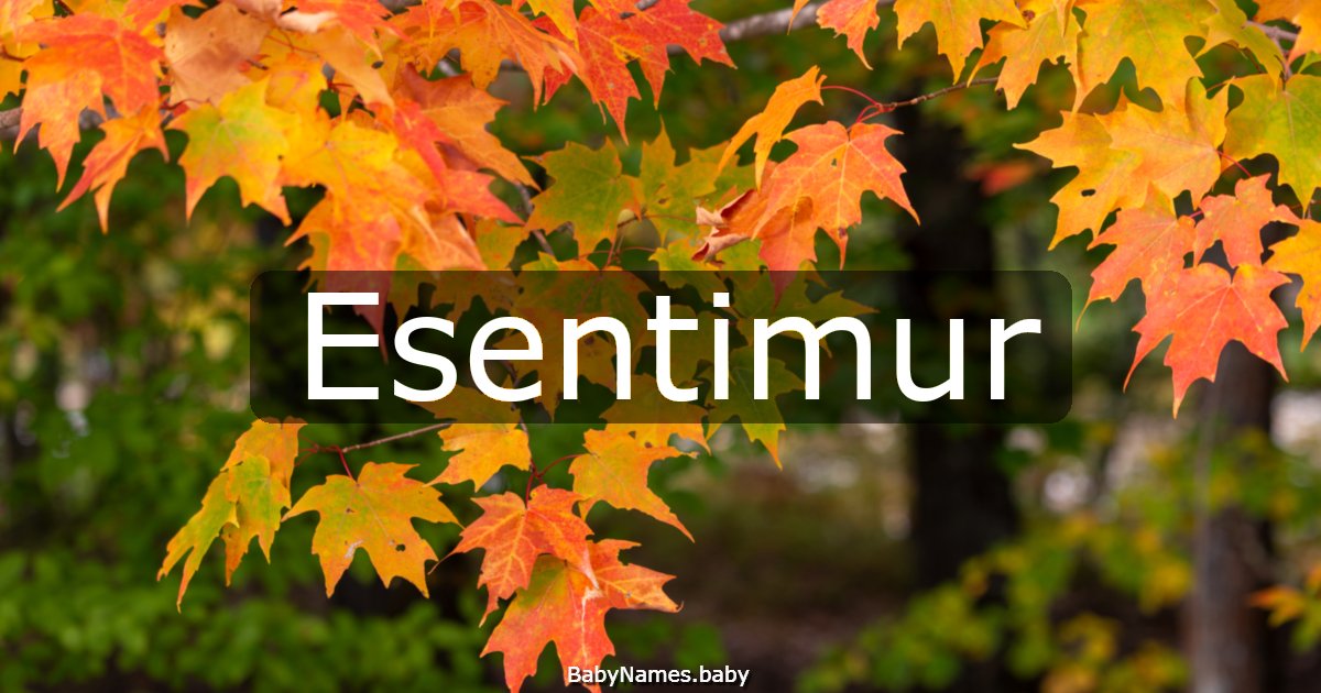 Esentimur
