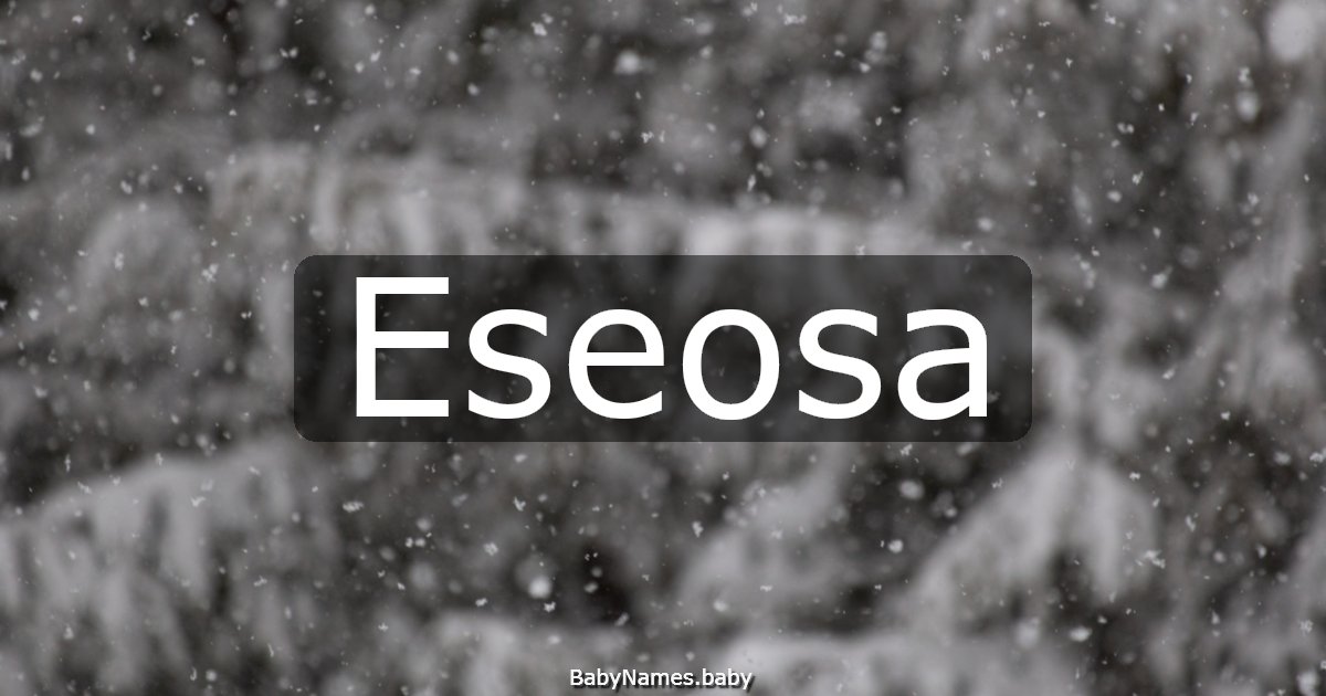 Eseosa