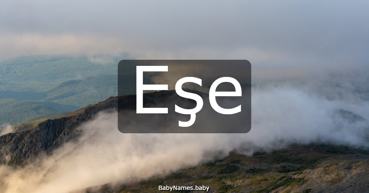 Eşe