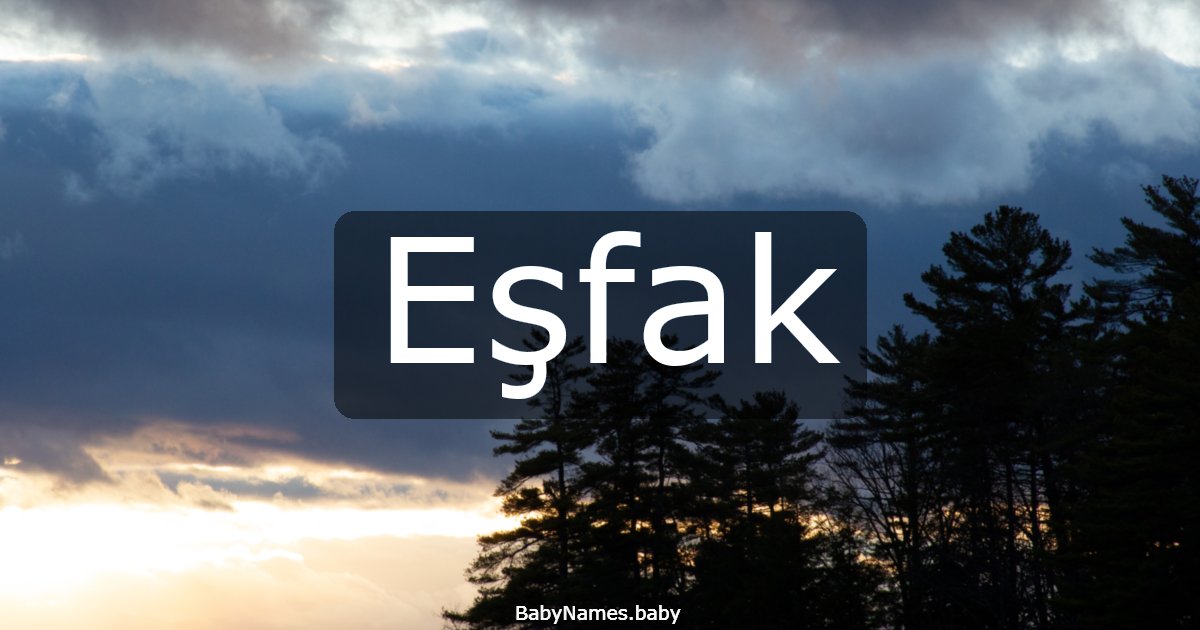 Eşfak