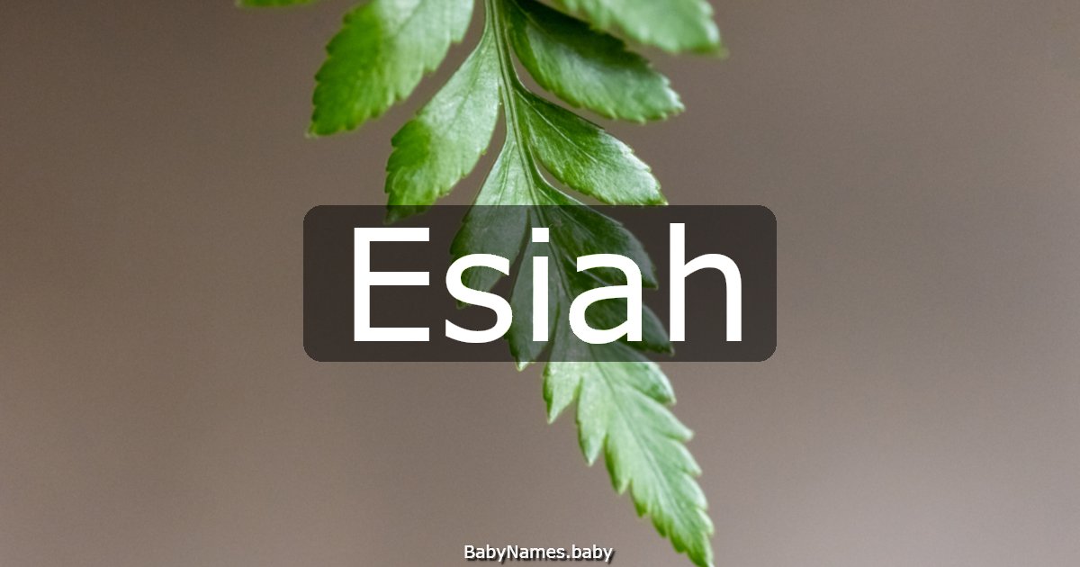 Esiah