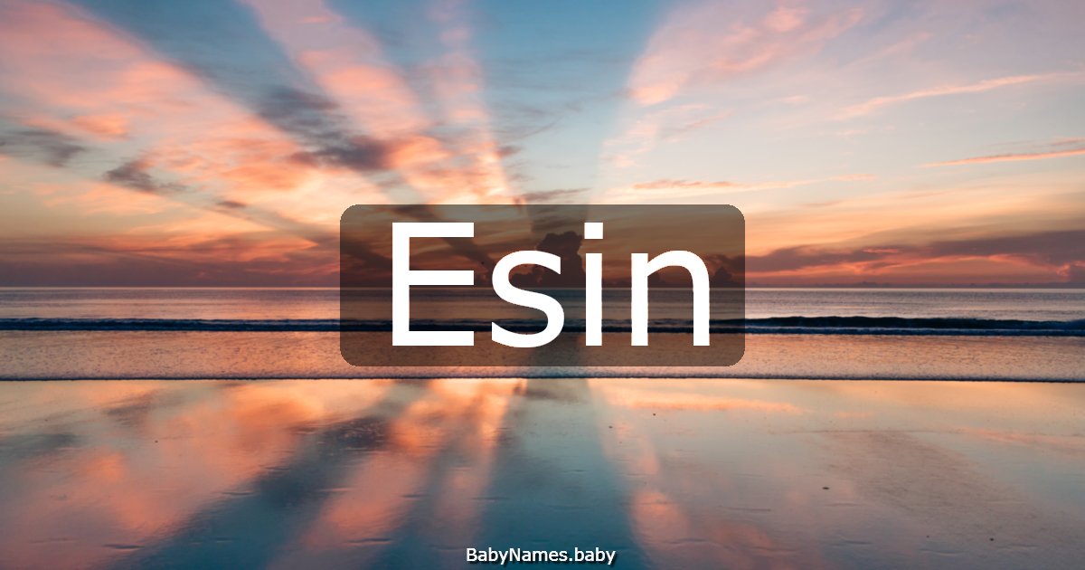 Esin