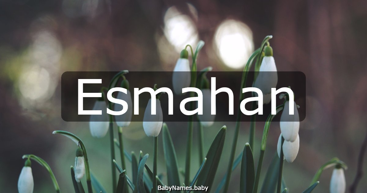 Esmahan