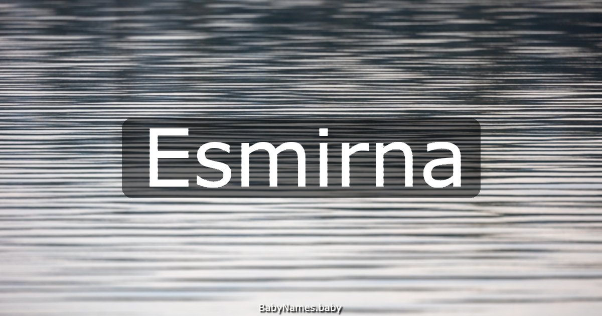 Esmirna