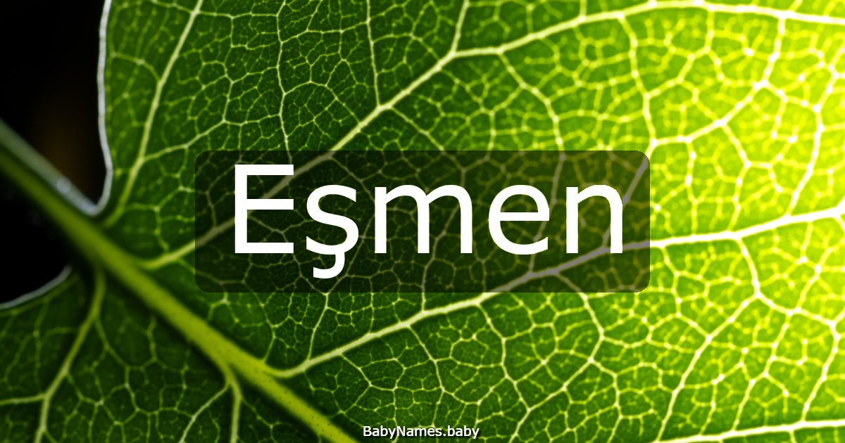 Eşmen