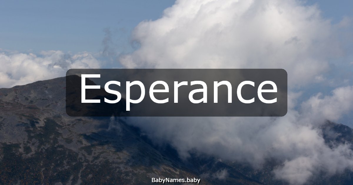 Esperance