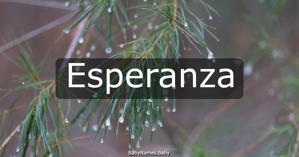 Esperanza