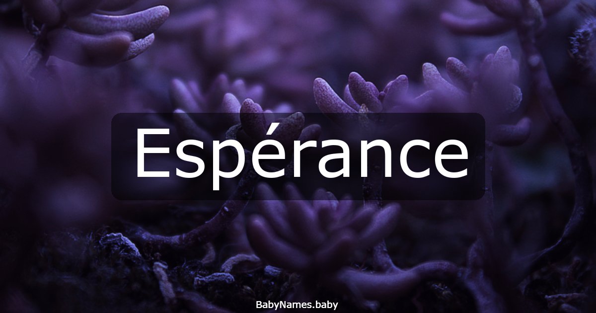 Espérance