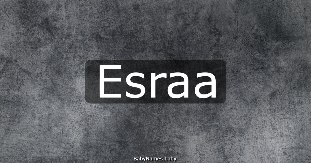 Esraa
