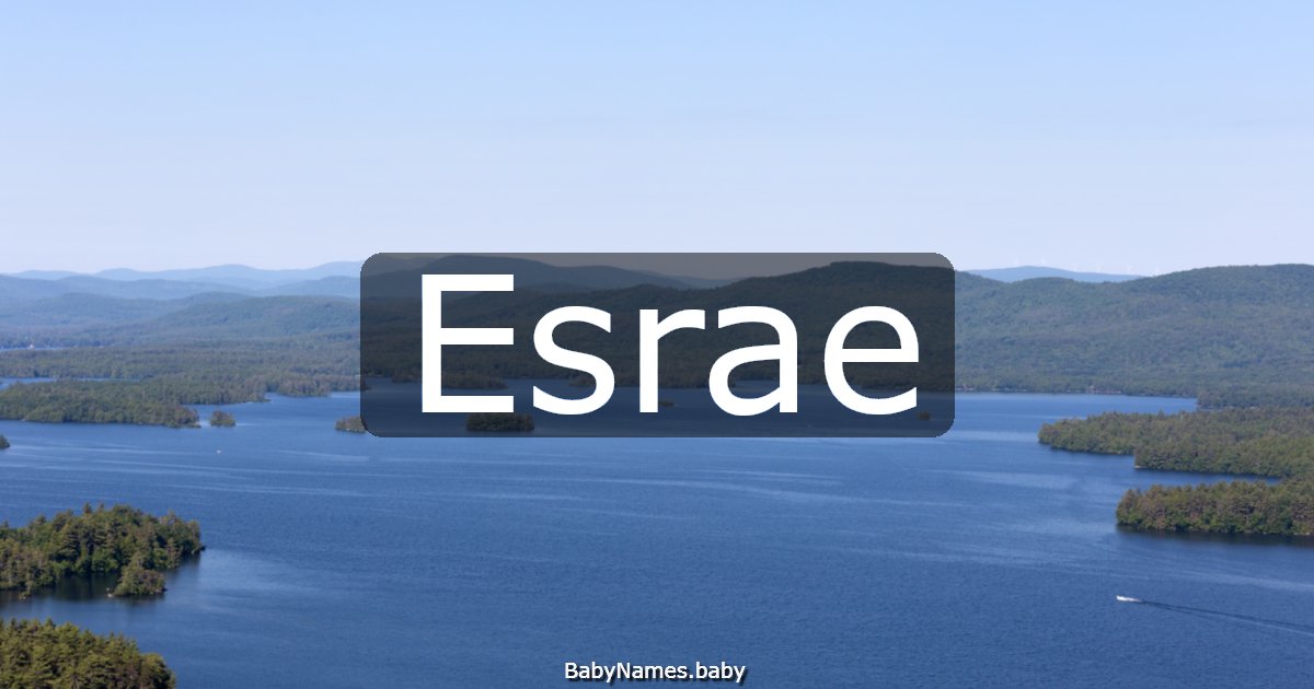 Esrae