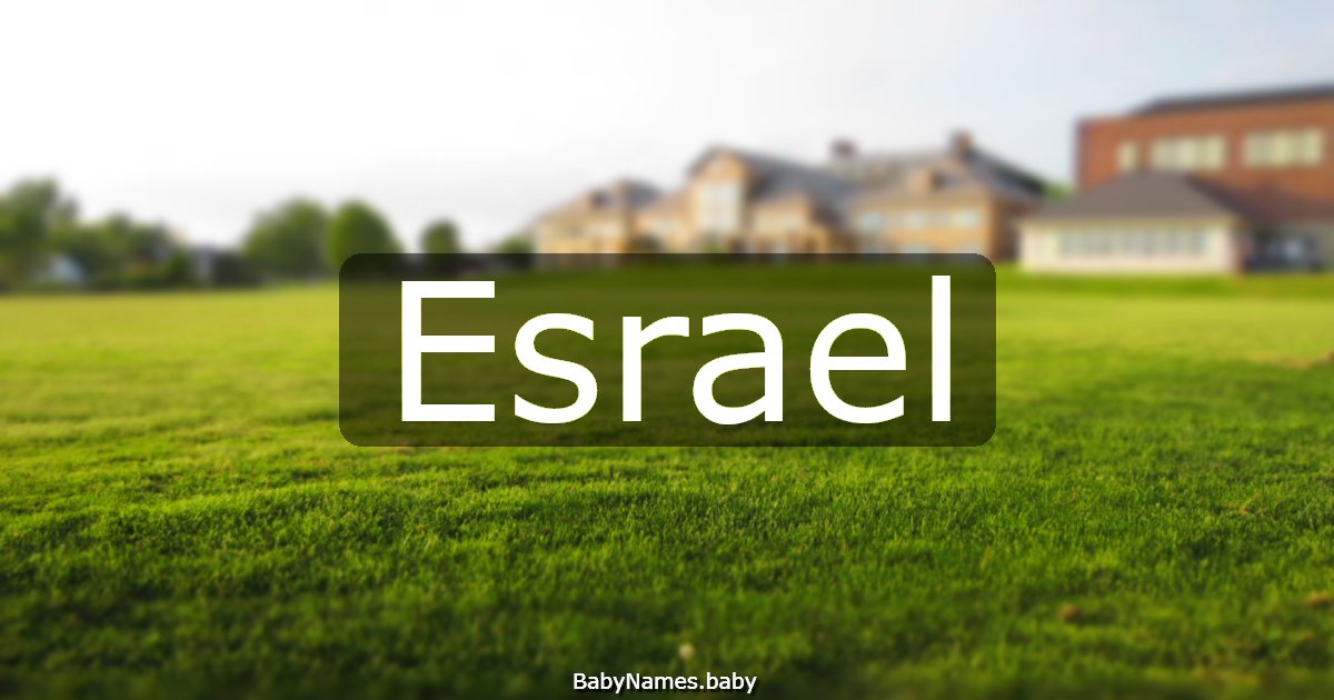Esrael