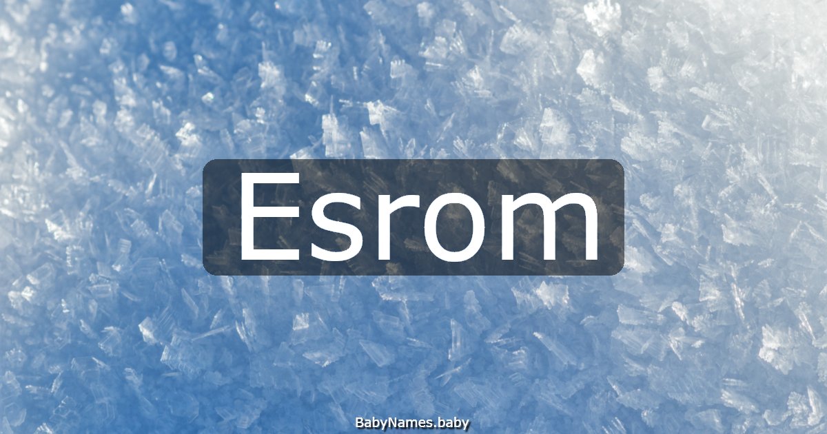 Esrom