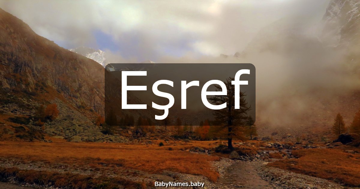 Eşref