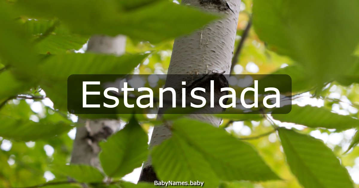 Estanislada