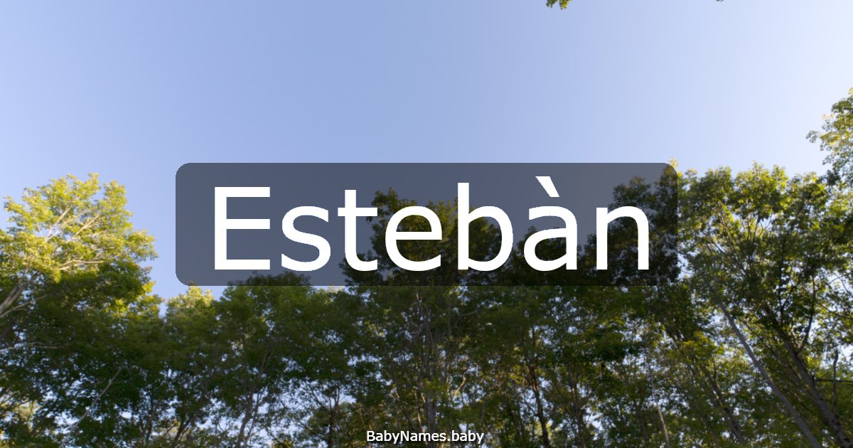 Estebàn