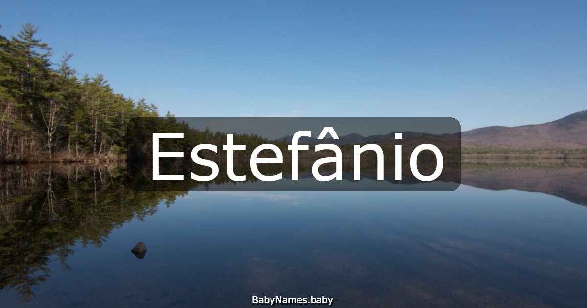 Estefânio