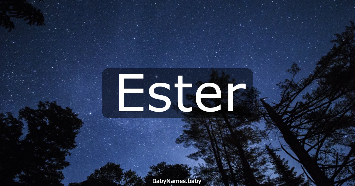 Ester