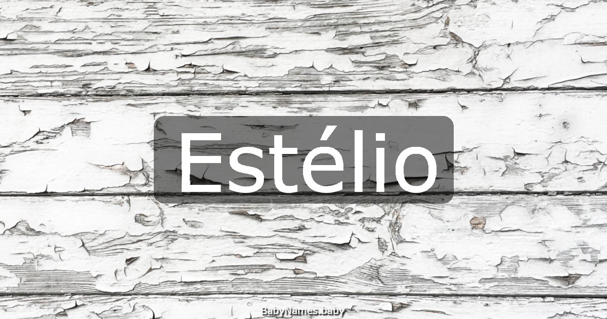 Estélio