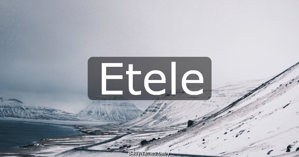 Etele