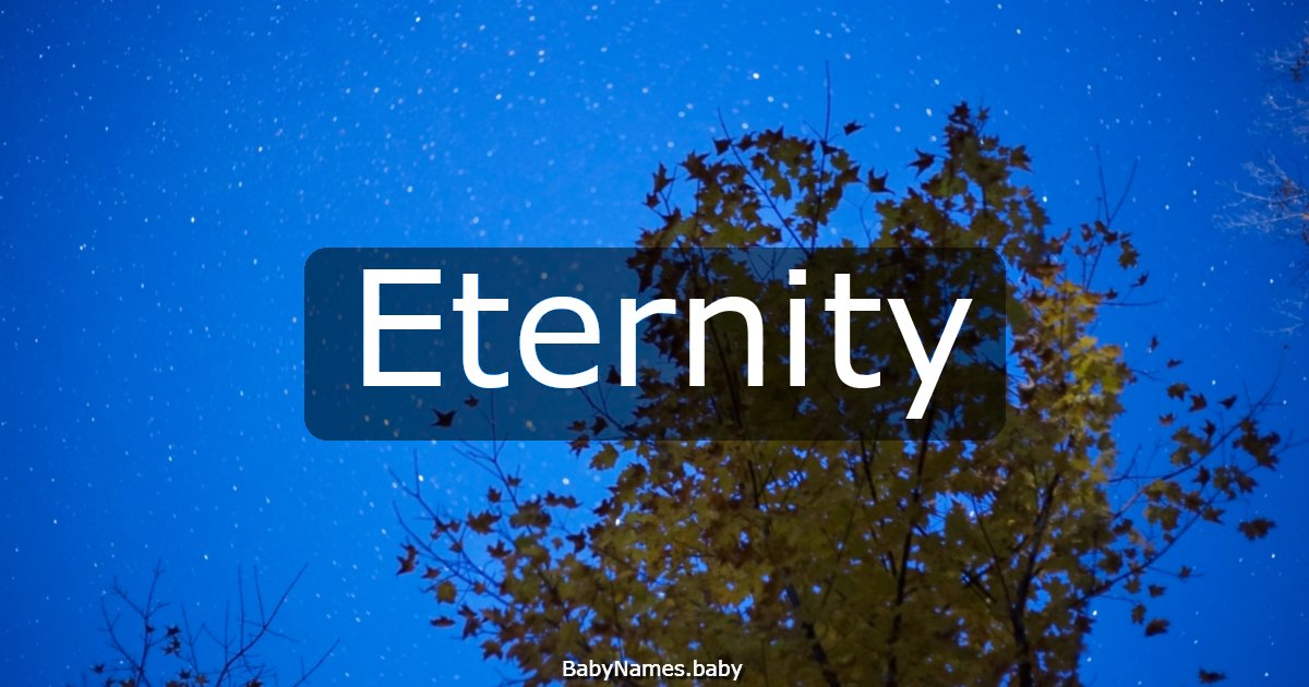 Eternity