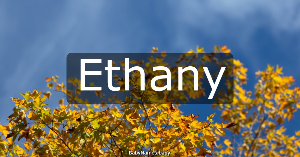 Ethany
