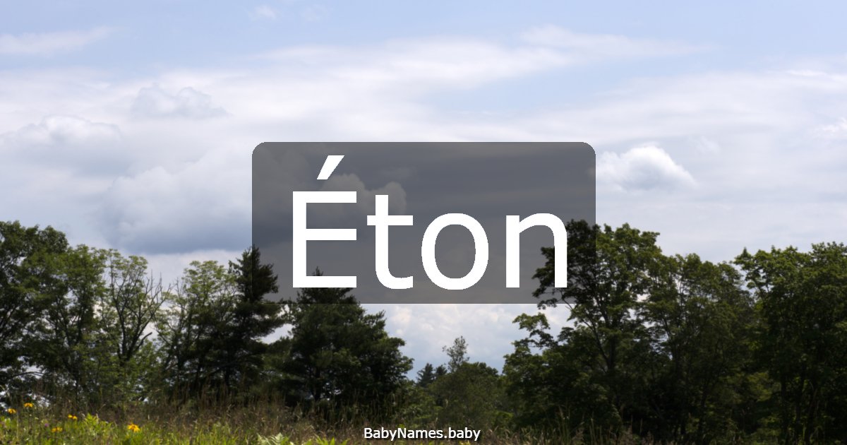 Éton