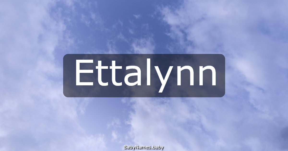Ettalynn