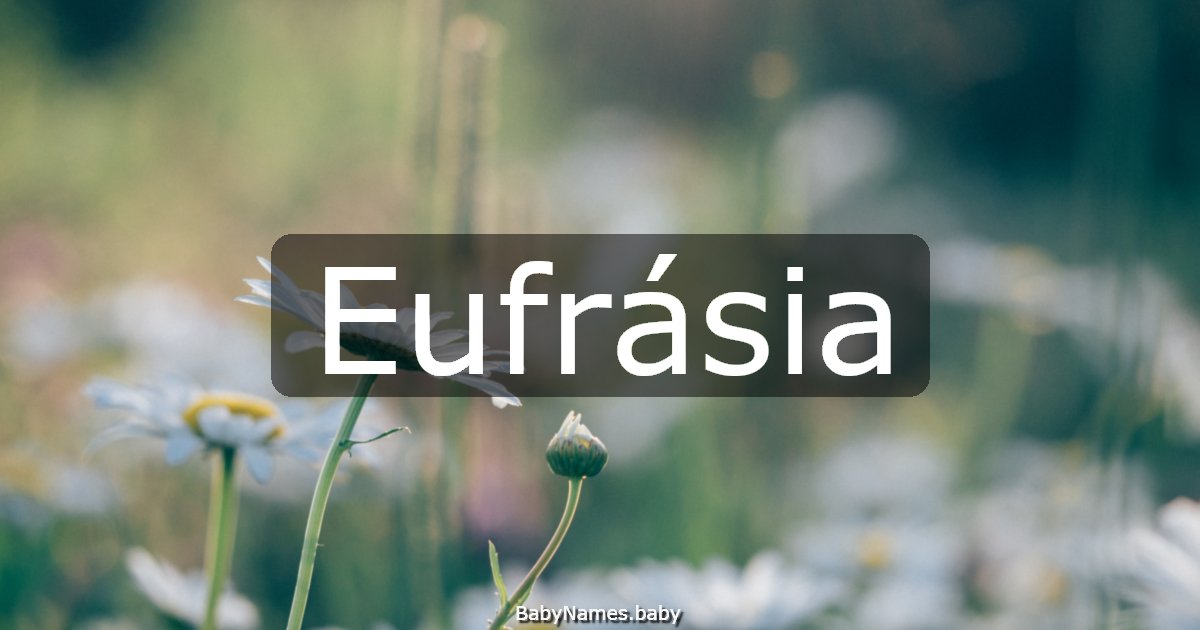 Eufrásia