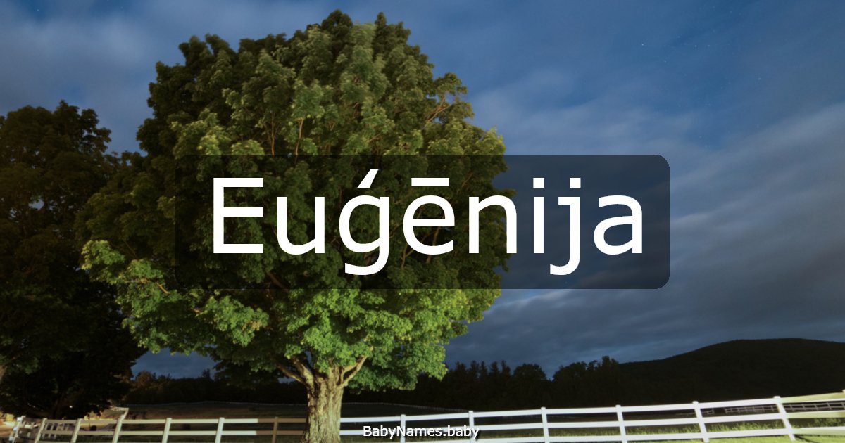 Euģēnija