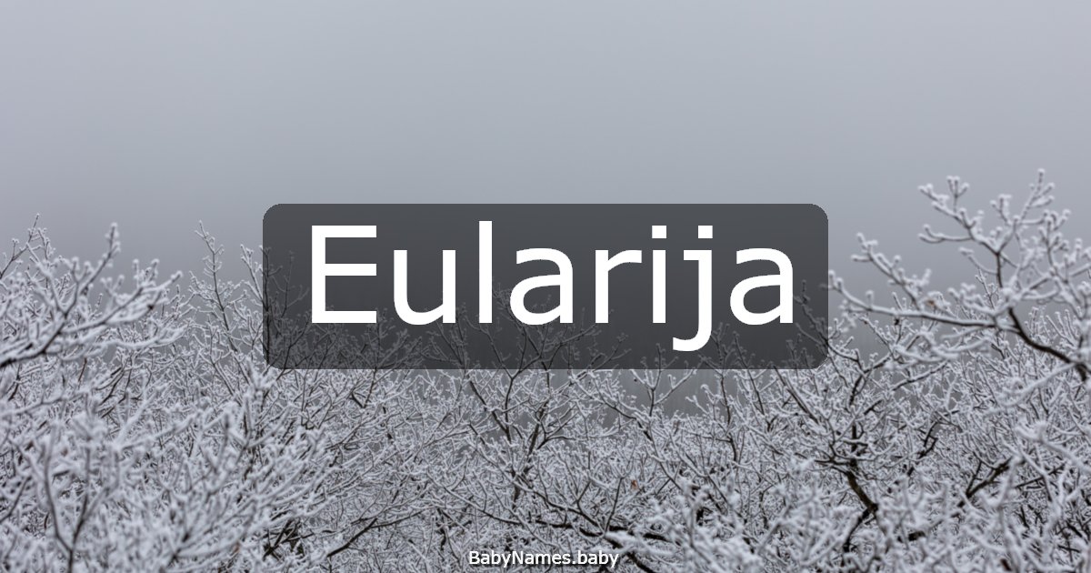 Eularija