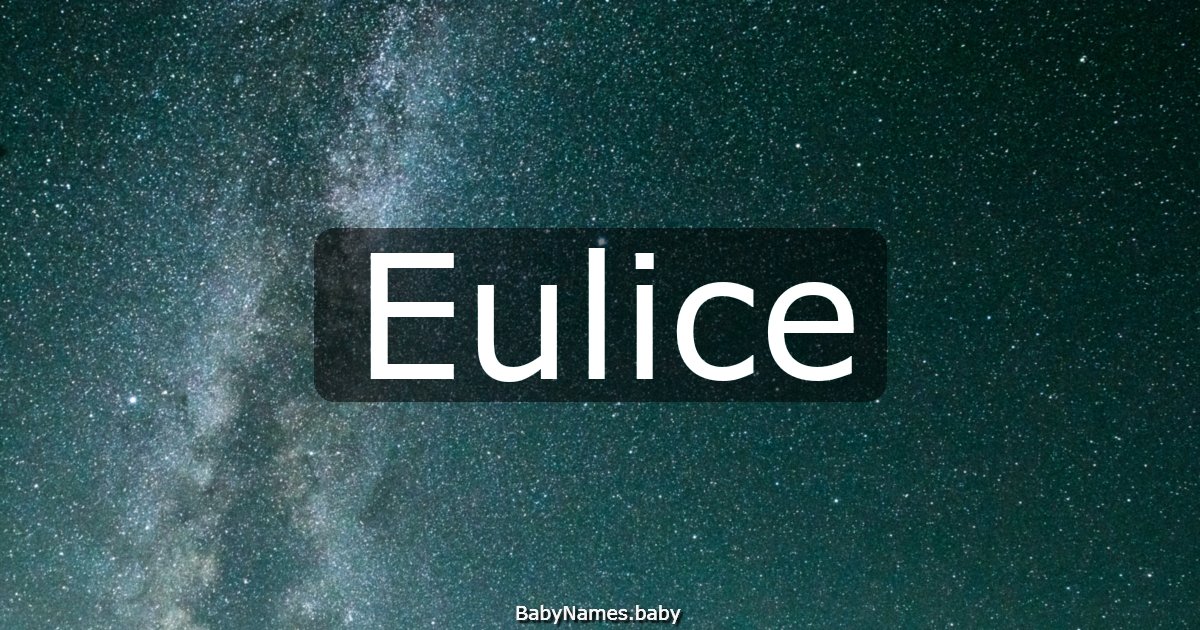 Eulice