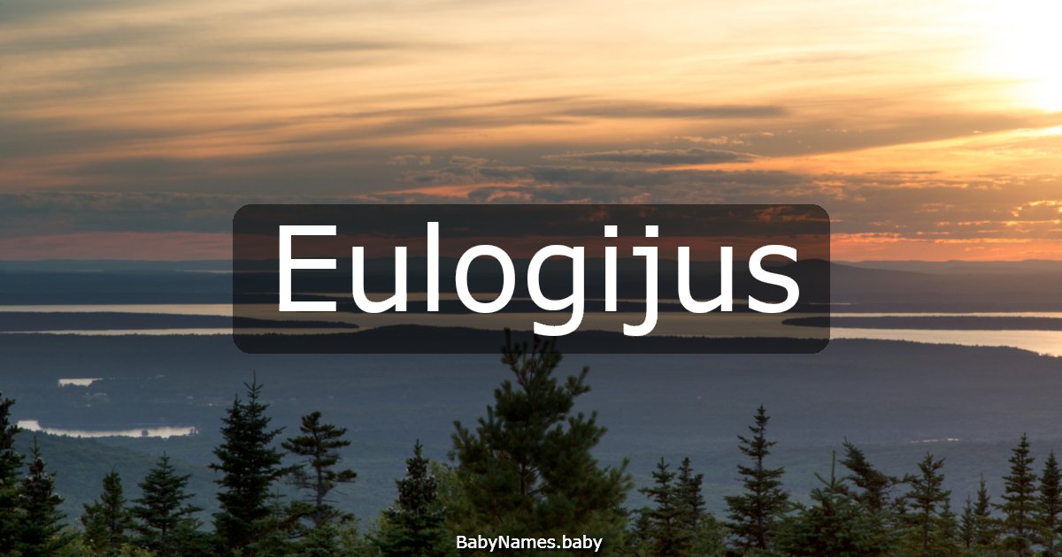 Eulogijus
