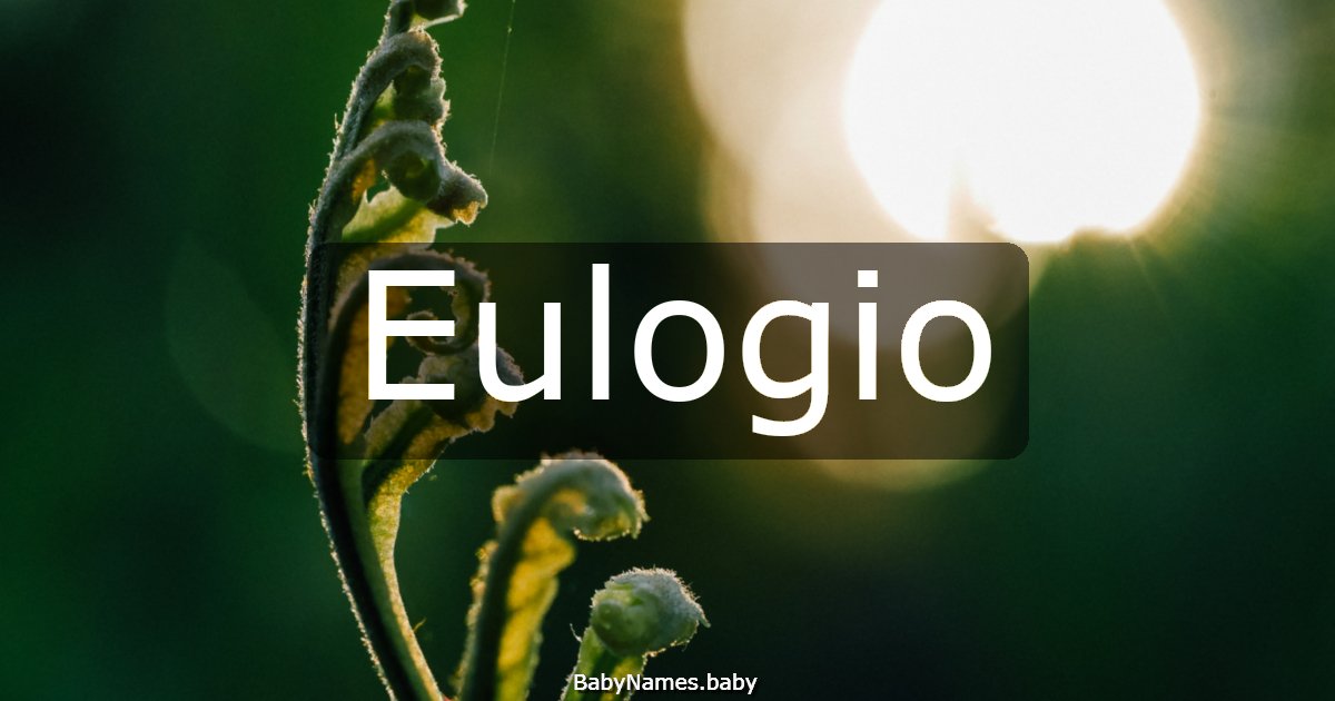 Eulogio