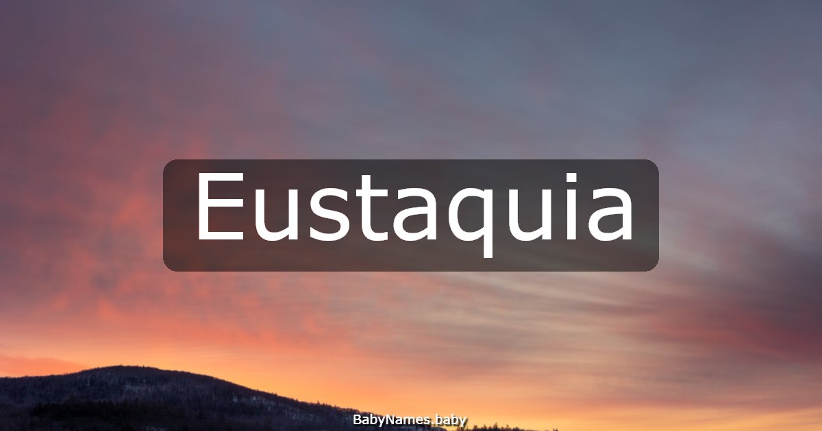 Eustaquia