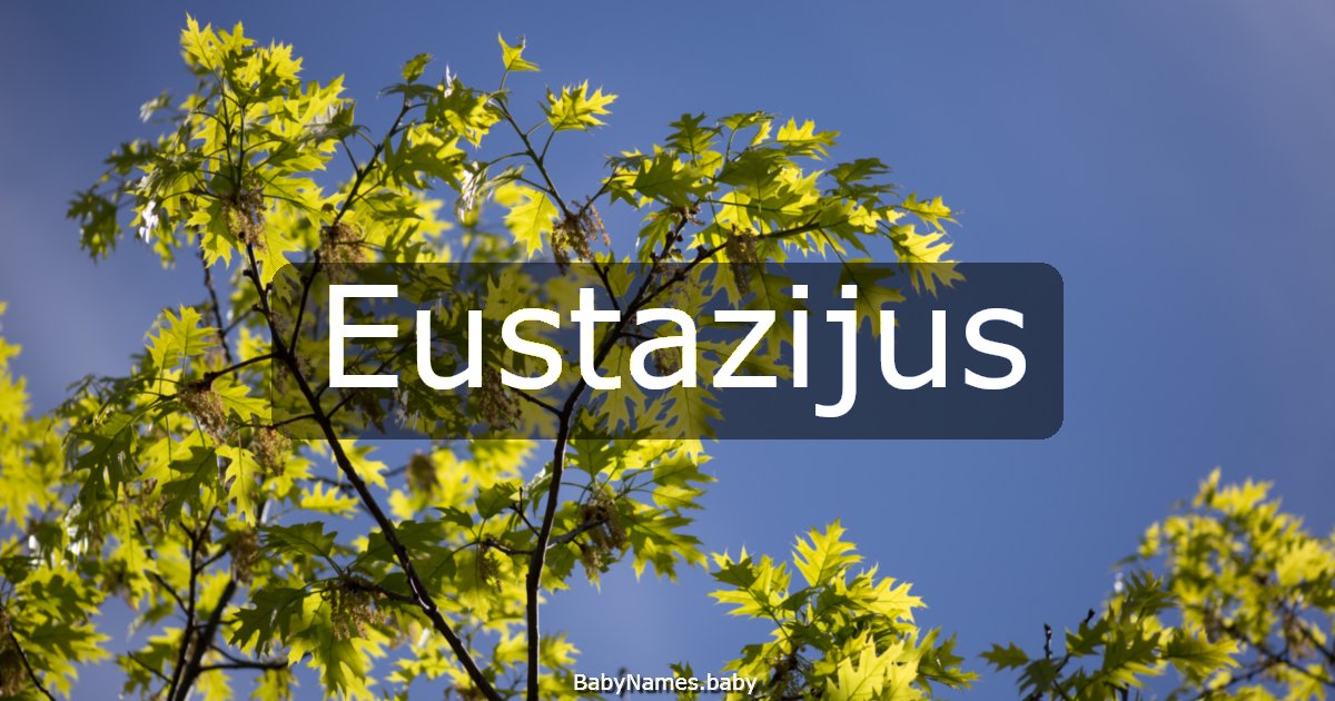 Eustazijus