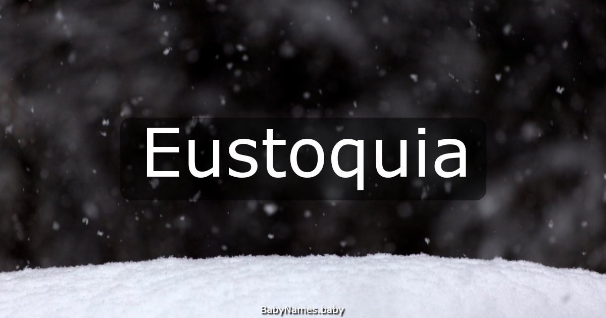 Eustoquia