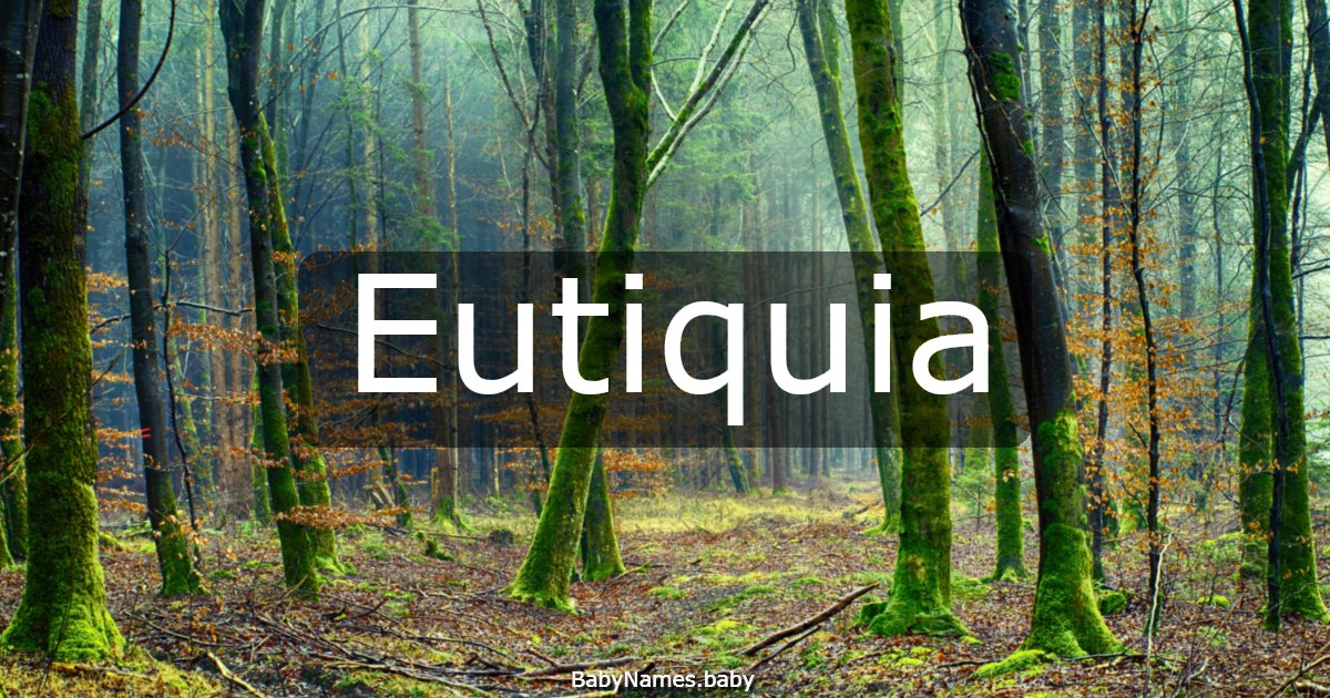Eutiquia