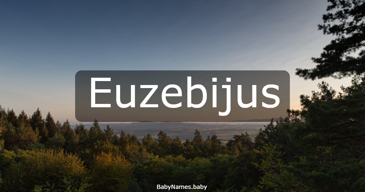 Euzebijus