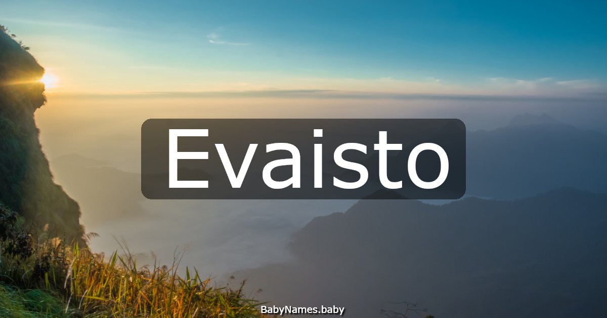 Evaisto