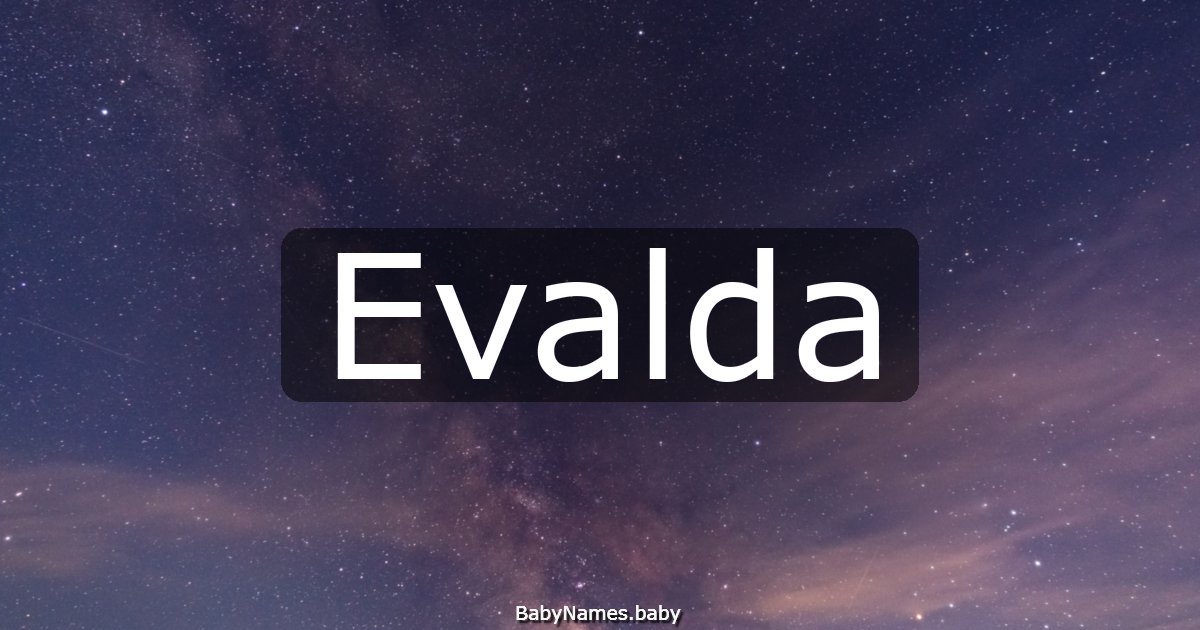Evalda