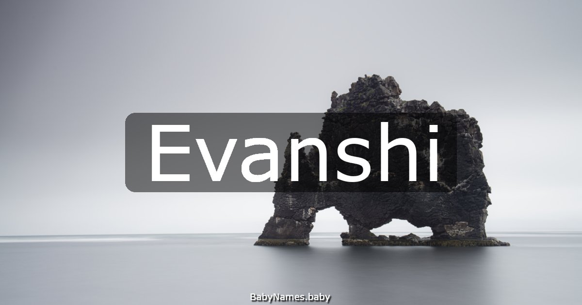 Evanshi