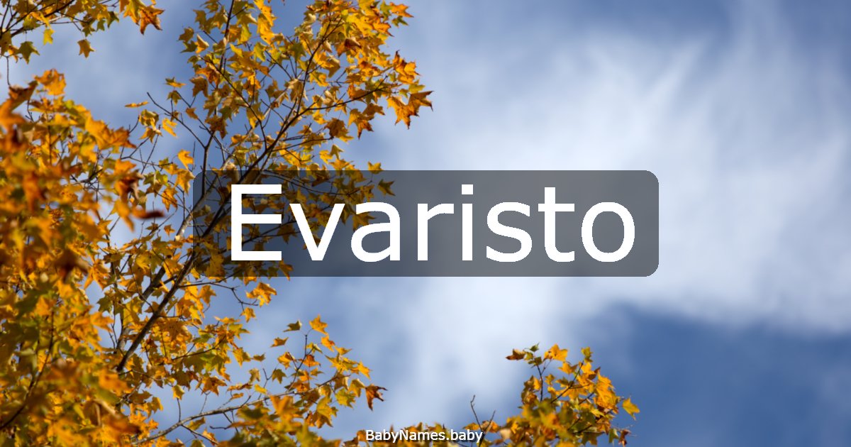 Evaristo