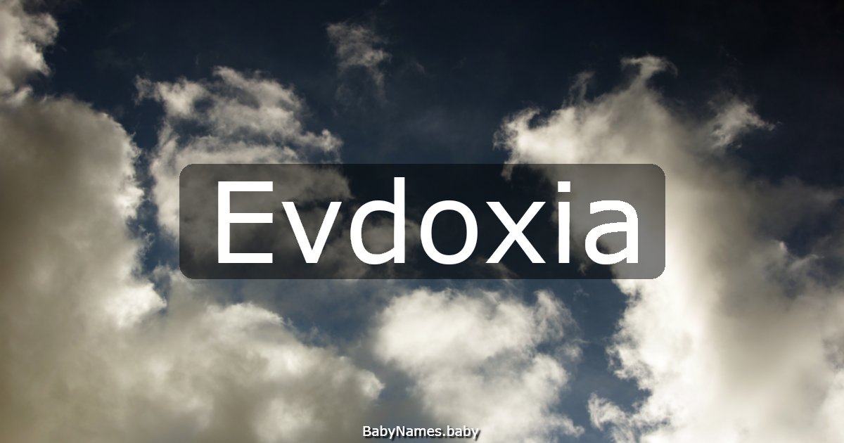 Evdoxia